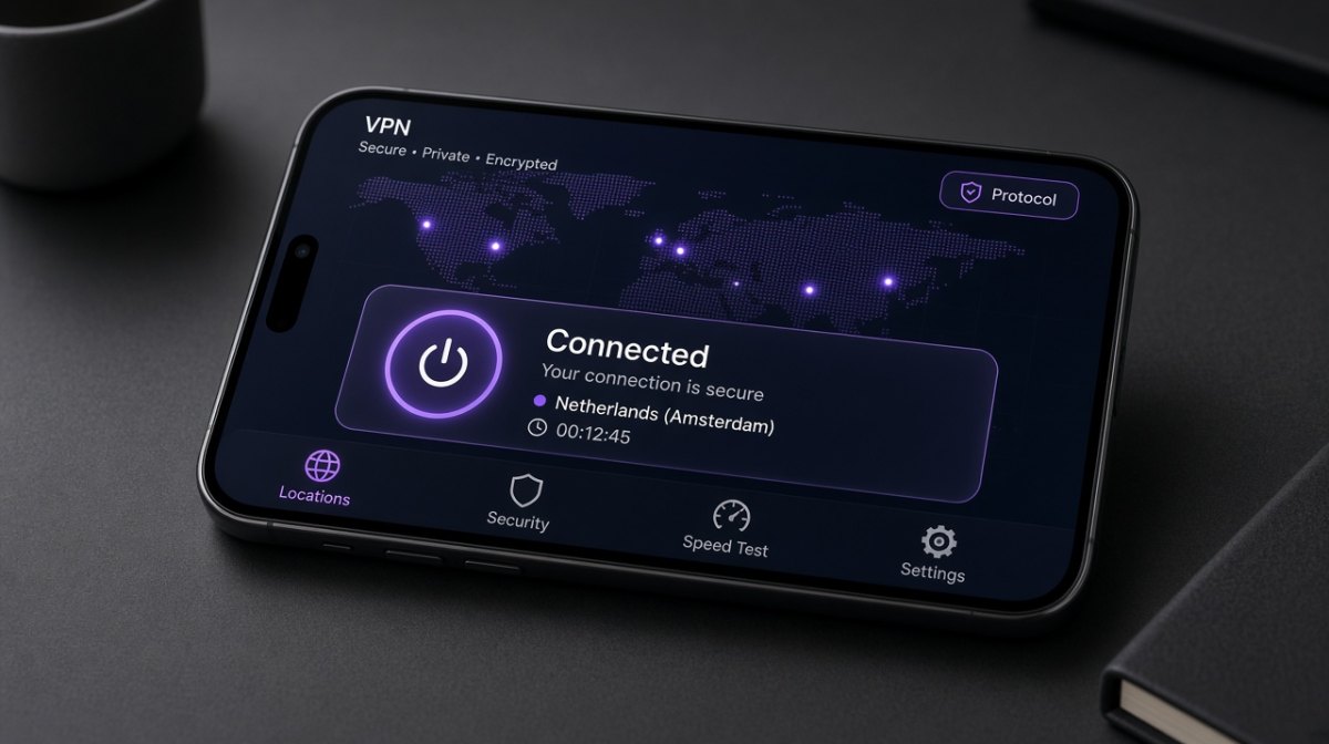 快连 APP 版本或说明界面示意